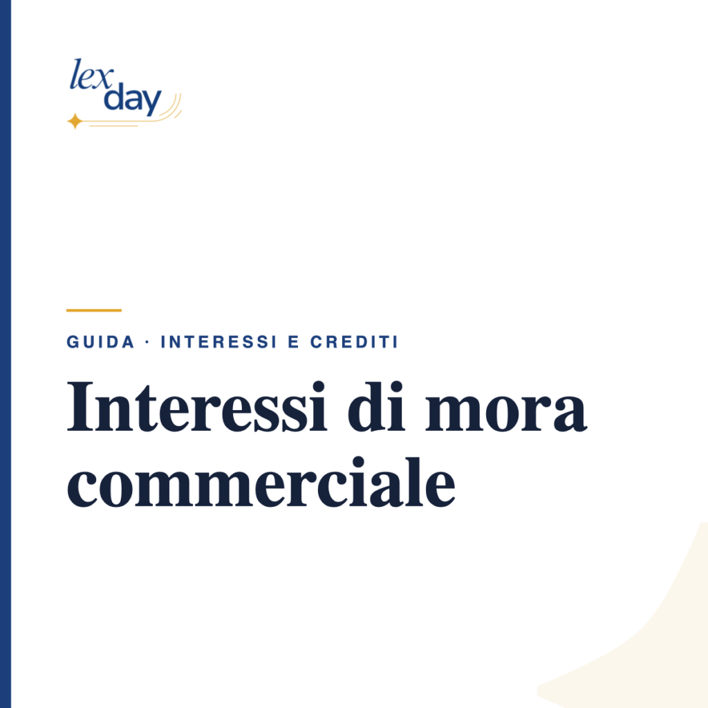 interessi di mora commerciale