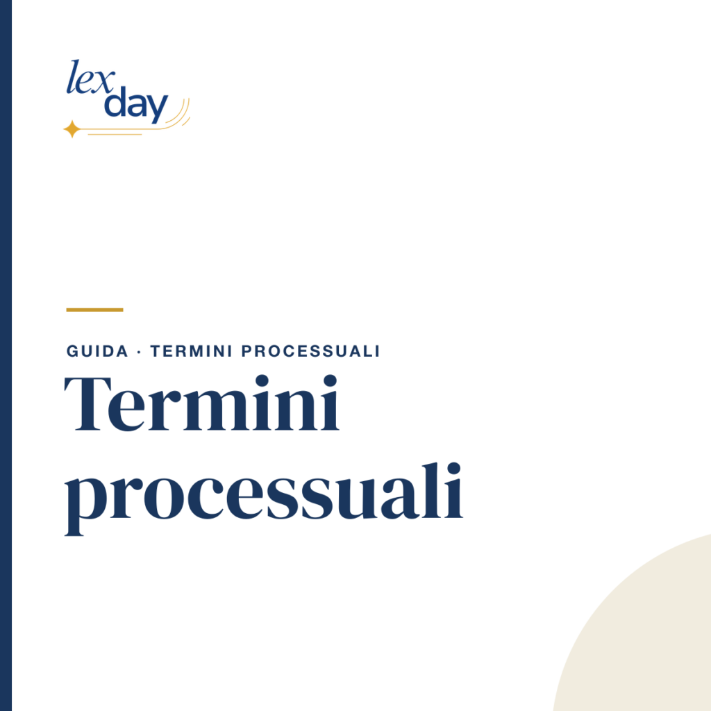Calcolo termini processuali